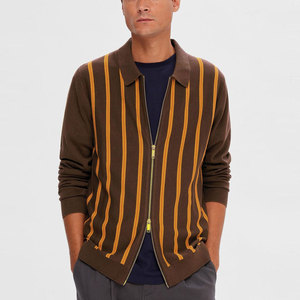 Cárdigan de punto para hombre, a la moda, para uso en exteriores, de manga larga, para invierno y otoño, en oferta. - Product Image 1