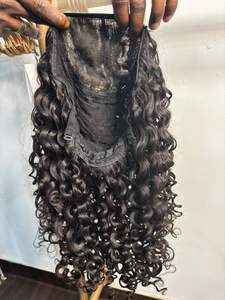 Extensions de cheveux humains bouclés, ondulés et raides, naturels, légers, écologiques, en vrac - Product Image 2