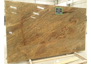 Piso de Granito Natural Imperial Dorado Pulido, Moderno, Ecológico, Duradero, Atractivo para Hoteles, Villas y Aeropuertos - Product Image 3