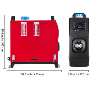 Calentador de Aire Diésel Todo en Uno de 5KW con Silenciador de Estacionamiento de 12V, Control Remoto de 5000W y Interruptor LCD para Equipos de Calefacción de RV M - Product Image 3