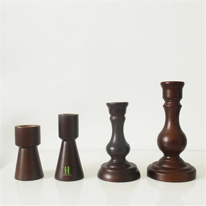 Candelabros de estilo bohemio para centros de mesa de boda, decoraciones de mesa, portavelas de madera, diseño personalizado de fábrica en Vietnam. - Product Image 6
