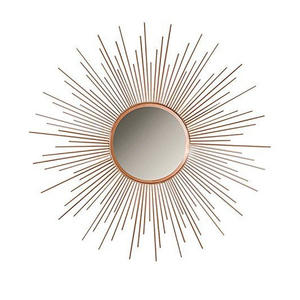 Miroir de luxe artisanal moderne à cadre en fer cintré, élégant pour mariages et décoration intérieure, idéal pour les hôtels - Product Image 4