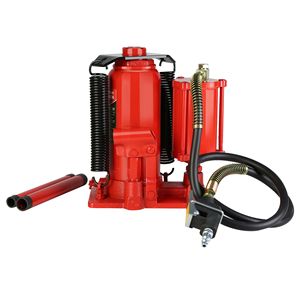 Martinetto idraulico per bottiglie da 12 tonnellate da 10.2 20.1 pollici di sollevamento con impugnatura lunga a 2 sezioni per Auto Auto riparazione ingegneria industriale - Product Image 6