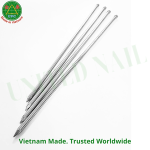 Clous en acier de construction de 11,6 pouces, en fer brillant, à tige lisse et tête à motif damier, du Vietnam |   clou à usage général - Product Image 2