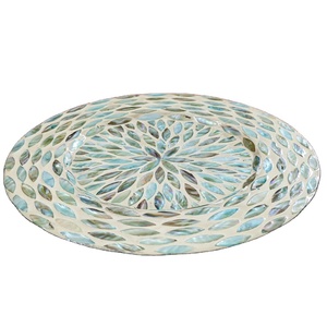 Elegante bandeja de servicio de perlas, una artesanía natural esencial para cada anfitrión - Product Image 2