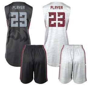 Custom Logo Womens Reversible Basketball Jersey Uniform Kit Mesh Breathable Sublimation, Gold <b>Black</b> Purple - Product Image 4