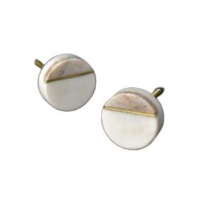 Perillas de Armario de Mármol Blanco Premium, Piedra Natural Pulida, Impermeable, Estilo Amor, para Uso en el Hogar y la Oficina - Product Image 2