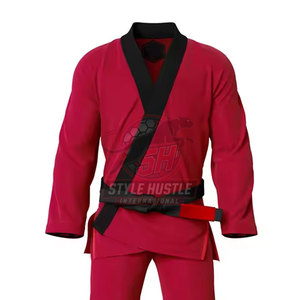 Servicio OEM, Venta al por Mayor de Uniformes de Jiu Jitsu de Manga Larga de Algodón, Uniformes de Artes Marciales de Jiu Jitsu - Product Image 5
