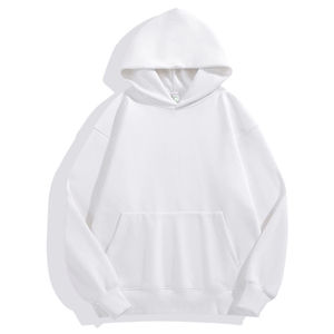 Sweat à capuche vert décontracté pour homme, coupe oversize, manches longues, poche kangourou, mélange de coton, style streetwear - Product Image 3