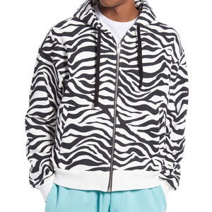 Conception de logo personnalisé, vêtements décontractés pour l'hiver, design de haute qualité à prix abordable, fermeture éclair avec capuche, sweat à capuche pour homme, manches longues - Product Image 4