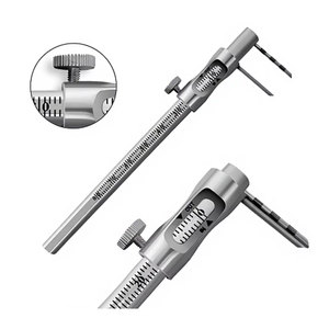 Jauge à calibre coulissant de 5 pouces (0-80 mm) en acier inoxydable, instrument de mesure de précision pour implantologie dentaire - Product Image 1