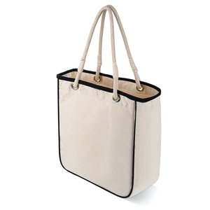 Women <b>Canvas</b> <b>Tote</b> Bag Durable Eco-Friendly Handmade Stylish Daily Use Customizable Reusable Zipper <b>Canvas</b> <b>Tote</b> Bag - Product Image 6