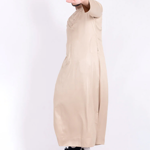 เสื้อคลุมอิสลามผู้ชายผ้าฝ้ายลำลองขายดีที่สุด สีและขนาดตามสั่ง ขายส่งราคาถูก - Product Image 5