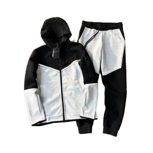 Ensemble de survêtement décontracté unisexe le plus vendu, avec logo personnalisé, respirant, motif uni, fermeture à cordon – Haus Industries - Product Image 1