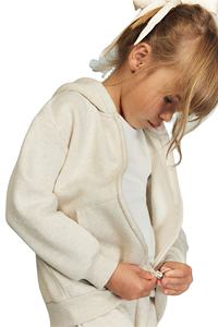 Vente en gros de sweat-shirt à capuche d'hiver respirant en polaire pour enfants unisexe, garçons et filles - Product Image 3