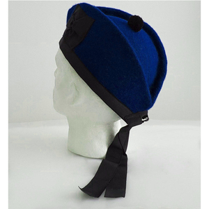 Gorro Tradicional Escocés Azul Oscuro, Gorro Glengarry de Lana, Gorro Piper, Venta al Por Mayor 2026 - Product Image 3
