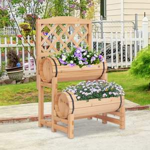 Jardinière élégante surélevée PPL pour l'extérieur, idéale pour les plantes, les fleurs et les pots de fleurs - Product Image 4