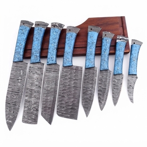 BLADE MARK INDUSTRIES Estuche de Cuero para Cuchillos de Chef con Doble Hebilla y Costuras Amarillas, Forjado a Mano, Ambidiestro, para Cuchillos de 6-7.9 Pulgadas de Largo - Product Image 1