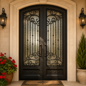 Compre Puertas Metálicas Personalizadas de Primera Calidad y Puertas de Hierro Forjado Hechas a Mano: Las Puertas de Acero Perfectas para Proteger Su Hogar con Estilo. - Product Image 3