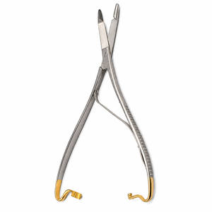 ที่จับเข็มผ่าตัดแบบมืออาชีพ Mathieu Needle Holder TC – ที่จับเข็มผ่าตัดทำจากทังสเตนคาร์ไบด์และสแตนเลสสตีล พร้อมด้ามจับสีทอง - Product Image 2