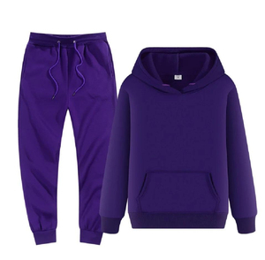 Nouveau survêtement en molleton 100 % coton personnalisable, design décontracté pour l'hiver, doux, confortable, prix très abordable. - Product Image 5