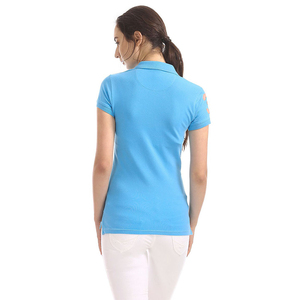 ออกแบบเสื้อโปโลผู้หญิงแบบใหม่ คุณภาพสูง หลายสี ราคาสมเหตุสมผล เสื้อโปโลผู้หญิงขายส่ง บริการ OEM - Product Image 4