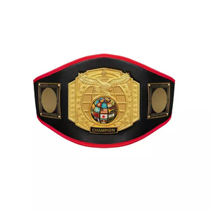 Ceintures de champion personnalisées de style vintage en cuir véritable avec boucle à plaque - Product Image 3