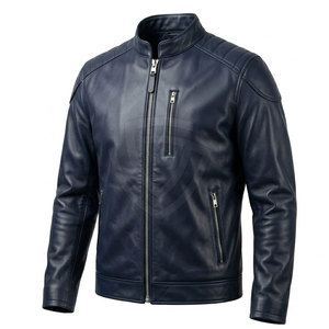 Veste en cuir pour homme 2026, dotée d'un savoir-faire moderne, d'une construction confortable et d'un style quotidien tendance - Product Image 3