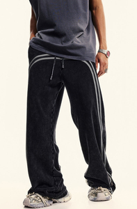 Pantalones Deportivos con Lavado Ácido para Hombre – Joggers con Logotipo Personalizado, Pantalones Casuales Transpirables de Estilo Urbano, Venta al Por Mayor del Fabricante - Product Image 3