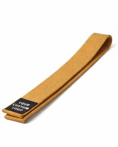 Ceinture de BJJ personnalisée OEM, broderie sur mesure, 100% coton tissé perlé, vêtements d'arts martiaux avec logo et étiquette personnalisés - Product Image 5