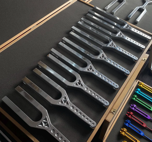 Handmade Giant Tuning Fork Set 528Hz & 432Hz, Sound Healing <b>Tool</b> Set of 2.. - Product Image 2