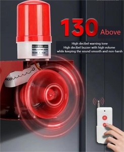 실외 보안 LED 비상 차량 Actros 트럭 휠 로더 오버 헤드 크레인 사이렌 스트로브 경고등 원격 제어 - Product Image 6