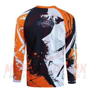 เสื้อเจอร์ซีย์เพ้นท์บอลรุ่นยอดนิยมสำหรับใช้งานกลางแจ้ง บริการ OEM ออกแบบลายแบบ Sublimation พร้อมโลโก้สั่งทำ - Product Image 2