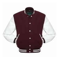 Veste universitaire en laine sur mesure avec patchwork de logo sur les manches avant, hiver, grande taille, écologique, respirante, pour homme, style urbain