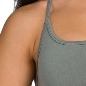 Sujetador deportivo sin costuras para mujer con espalda abierta y tirantes, para yoga y fitness, suave, elástico, con soporte, ligero, top de entrenamiento, color Ride - Product Image 6