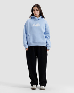 Sudadera con Capucha de Forro Polar para Mujer, de Alta Calidad, OEM ODM, Personalizada, con Logotipo Bordado en la Parte Delantera, Diseño Casual de Corte Corto - Product Image 2