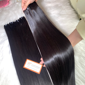 Extensions de cheveux vietnamiens bruts doublement étirés Faisceaux de tissage Os droit Vendeurs en gros 100% Remy Couleur naturelle - Product Image 2
