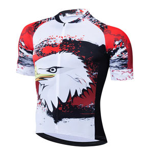 Conjunto de Ropa de Ciclismo Personalizada de Manga Corta Unisex, Uniforme Casual para Hombre y Mujer con Sublimación - Product Image 3