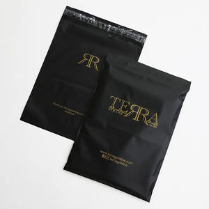 Sobres Negros Gruesos de Nuevo Material, Sobres de Poliéster con Logotipo Personalizado Impreso, Resistentes al Agua, a los Desgarros y Duraderos para Envíos por Mensajería - Product Image 3