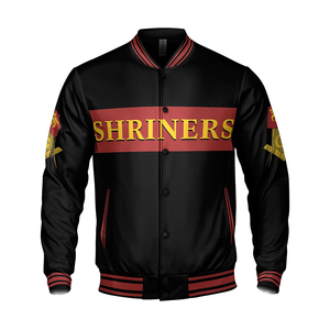 High Quality Personalized Shriner Varsity <b>Jacket</b> Custom Made Long Sleeve S to 5XL Comfortable Fit Shriner Masonic <b>Jacket</b> - Product Image 2