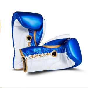 Gants de boxe en similicuir rose avec fermeture Velcro, respirants, unisexes, pour l'entraînement de boxe - Product Image 4