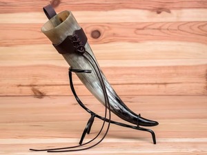 Ensemble de cornes à boire vikings légendaires, faites à la main, polies, écologiques, en corne de buffle, style médiéval, objet de collection, cadeau artisanal - Product Image 3