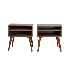 <b>Queen</b> <b>Size</b> Upholstered <b>Bed</b> with 2 Nightstands Elegant Bedroom Set - Product Image 5