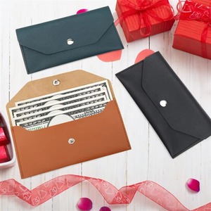 Portefeuille en cuir grande capacité, pochette longue portable, pochette à monnaie élégante, porte-cartes sécurisé pour espèces - Product Image 3