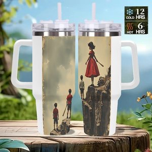 40oz <b>Large</b> Stainless Steel Tumbler With Custom Design For Outdoor Use - Product Image 2