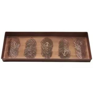 Bandeja de Metal para Chocolates, Vajilla de Lujo, Bandeja Decorativa de Acero Inoxidable para Servir Dulces y Bocadillos - Product Image 2