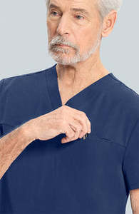 Ensemble de blouses médicales de créateur, série Confort Premium, pour hommes, en coton et polyester tricoté, uniformes d'hôpital, faible MOQ - Product Image 5