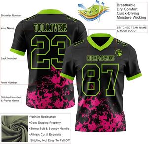 Camiseta de Fútbol Personalizada para Hombre, Mujer y Jóvenes, Uniforme Deportivo de Práctica con Nombre, Número y Logotipo Bordados/Impresos - Product Image 4