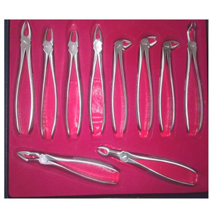 Kit professionnel de forceps d'extraction dentaire en acier inoxydable, poignée ergonomique, réutilisable, 3 positions de mâchoires, chirurgical dentaire - Product Image 3