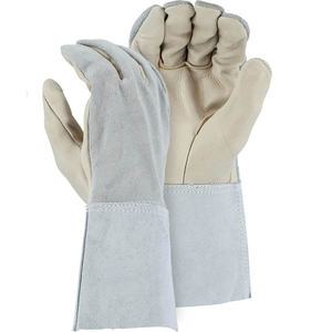 Guantes de Soldadura de Piel de Cabra de Primera Calidad, Suaves y Precisos, Resistentes a la Abrasión, para Soldadura TIG/MIG, con Bajo MOQ - Product Image 1